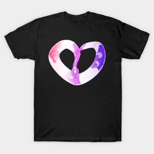 Ball Python Heart (Pride Design) T-Shirt